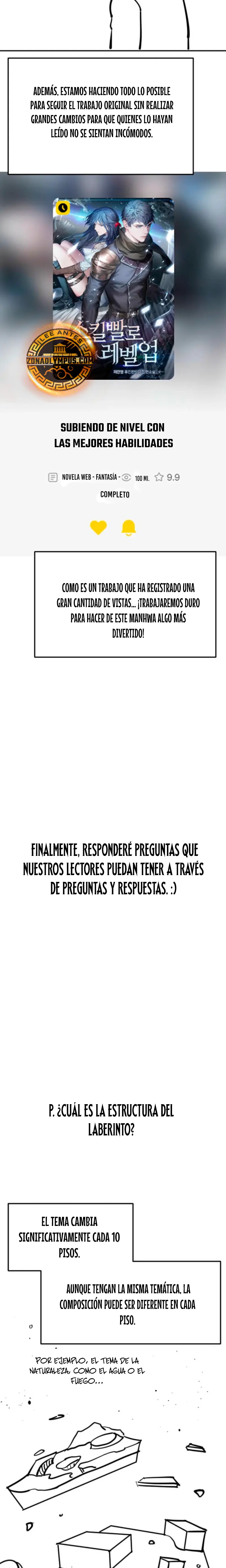 Subiendo de nivel con las mejores habilidades Capitulo 109.5 página 4