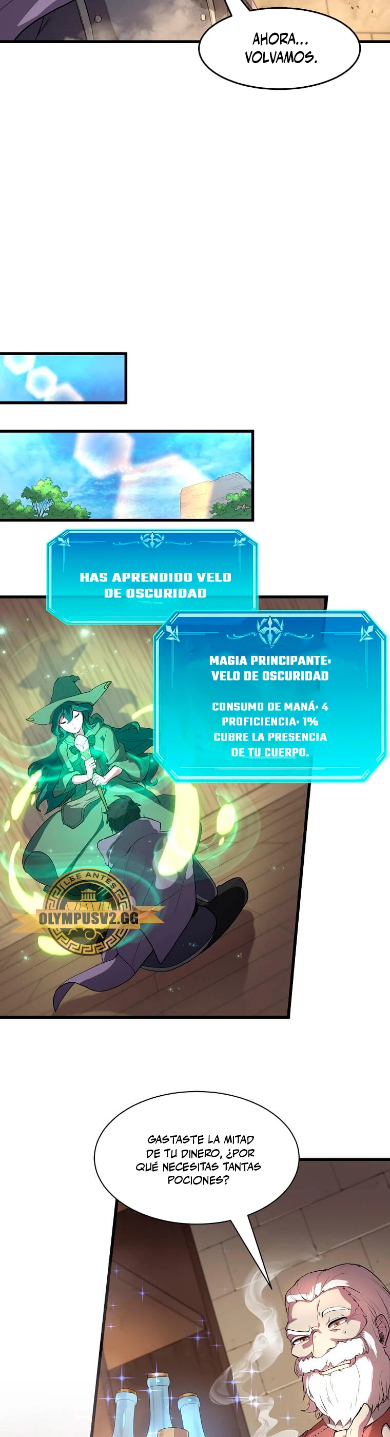 Subiendo de nivel con las mejores habilidades Capitulo 36 página 34