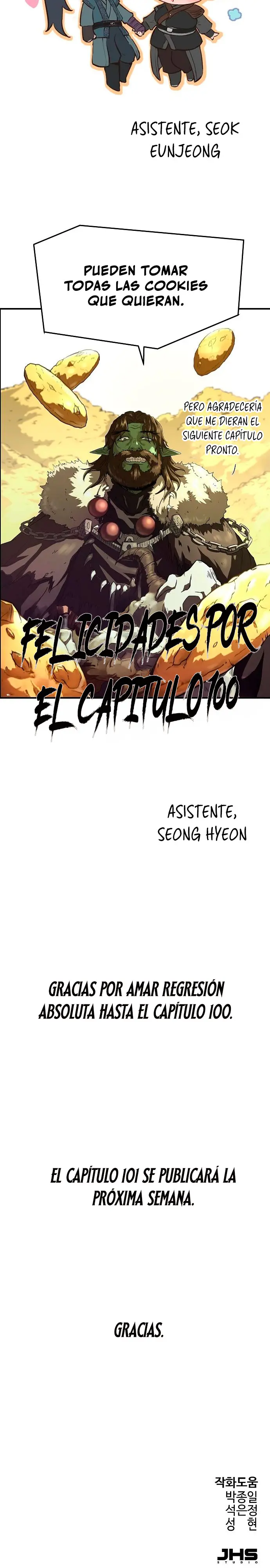 Regresión absoluta Capitulo 100 página 29