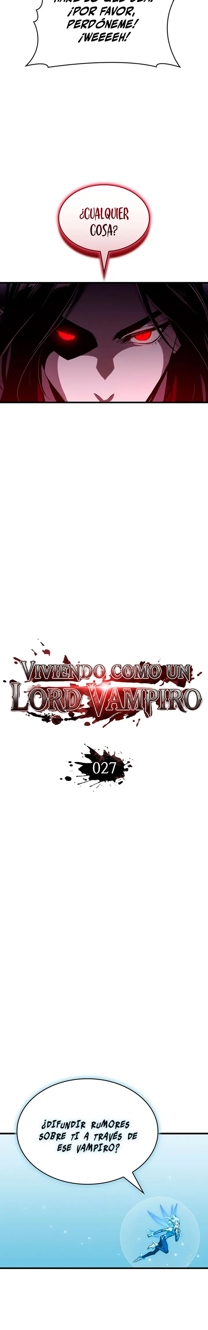 Viviendo como un Lord Vampiro Capitulo 27 página 7