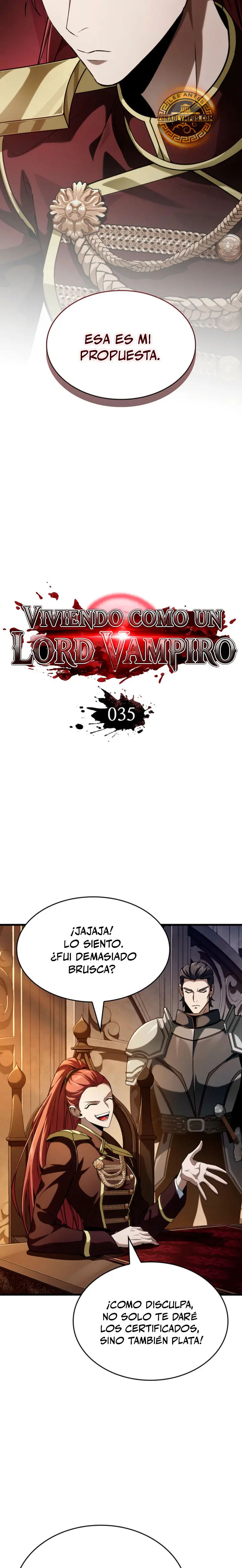 Viviendo como un Lord Vampiro Capitulo 35 página 10