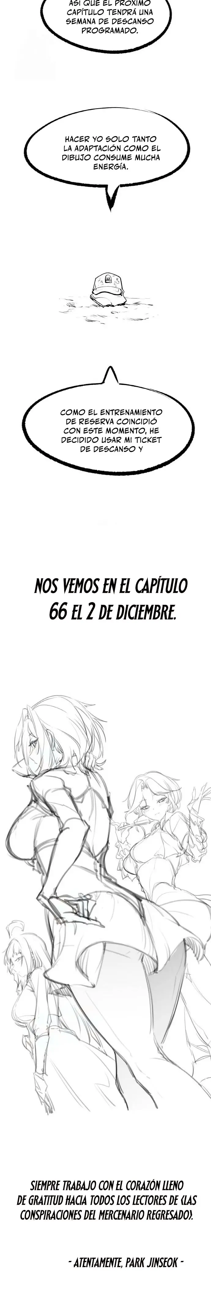 Las conspiraciones del mercenario regresado Capitulo 65.05 página 2