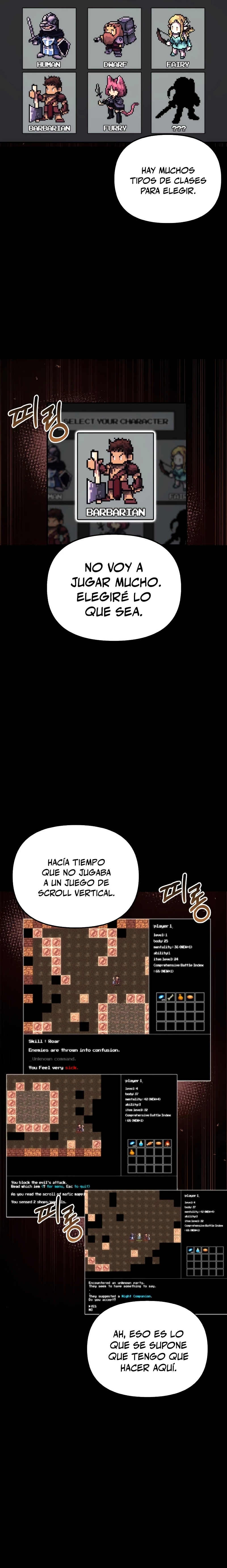 Sobreviviendo al Juego Siendo un Barbaro Capitulo 1 página 7