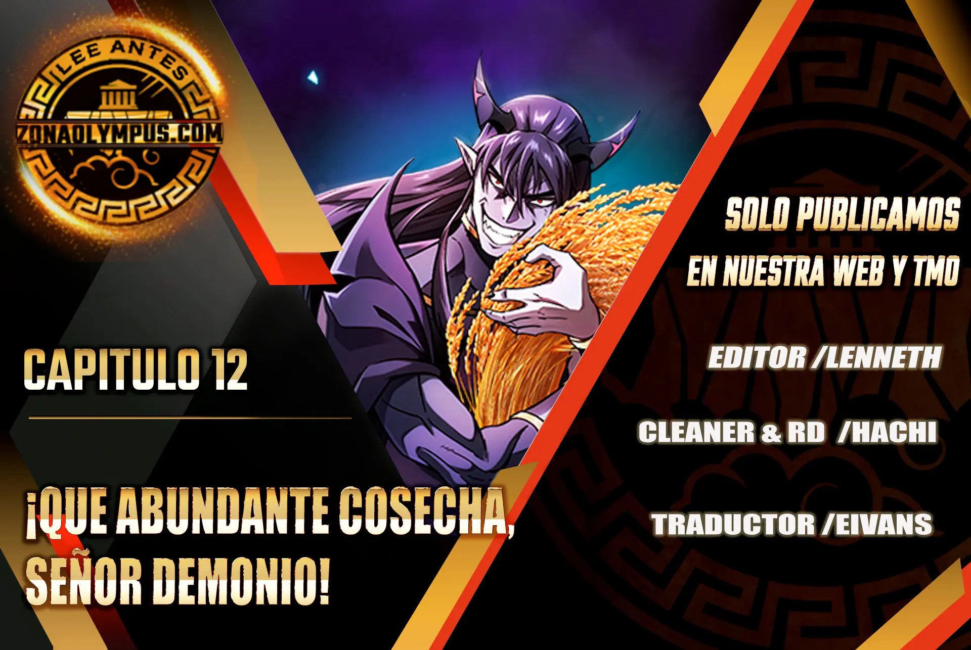 ¡Que abundante cosecha, señor demonio! Capitulo 12 página 2
