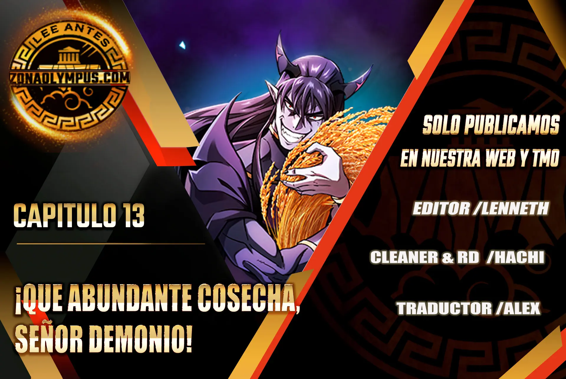 ¡Que abundante cosecha, señor demonio! Capitulo 13 página 2