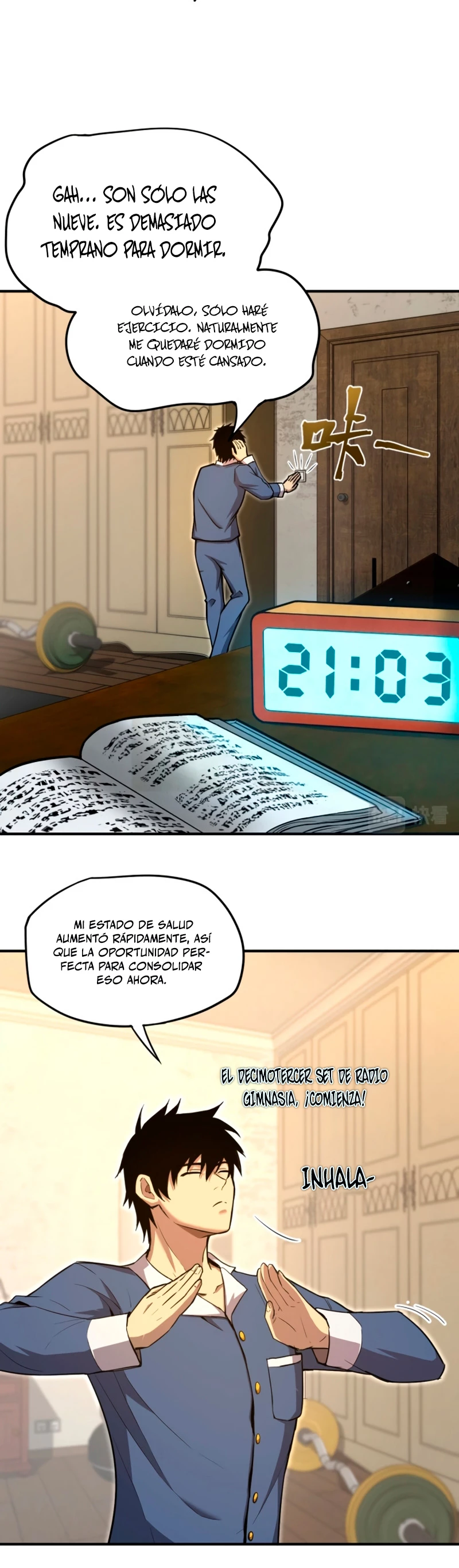 Iniciando sesión en 10,000 años en el futuro Capitulo 2 página 48
