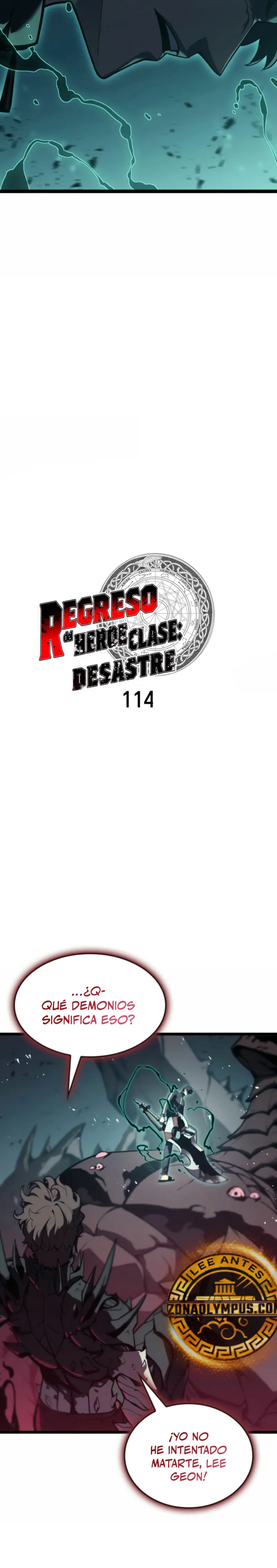 El regreso del héroe de clase: Desastre Capitulo 114 página 9
