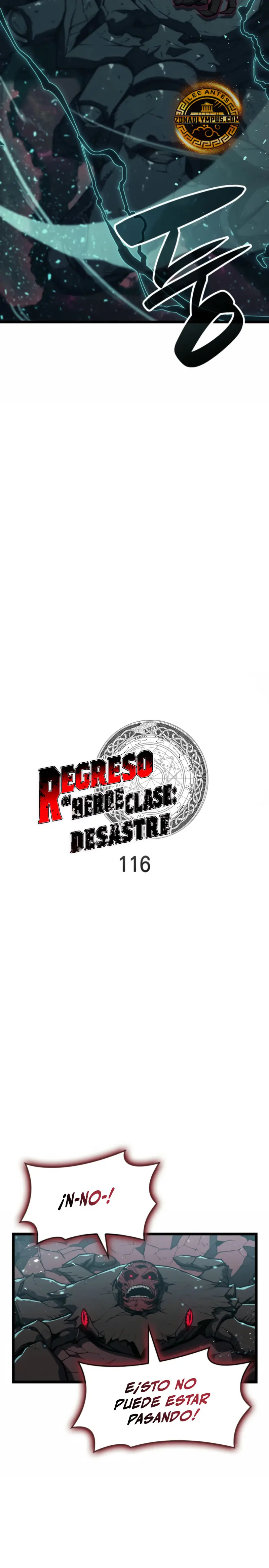 El regreso del héroe de clase: Desastre Capitulo 116 página 18