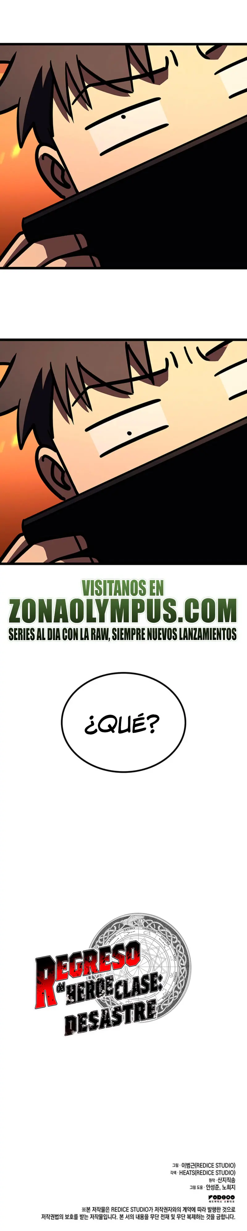 El regreso del héroe de clase: Desastre Capitulo 156 página 42