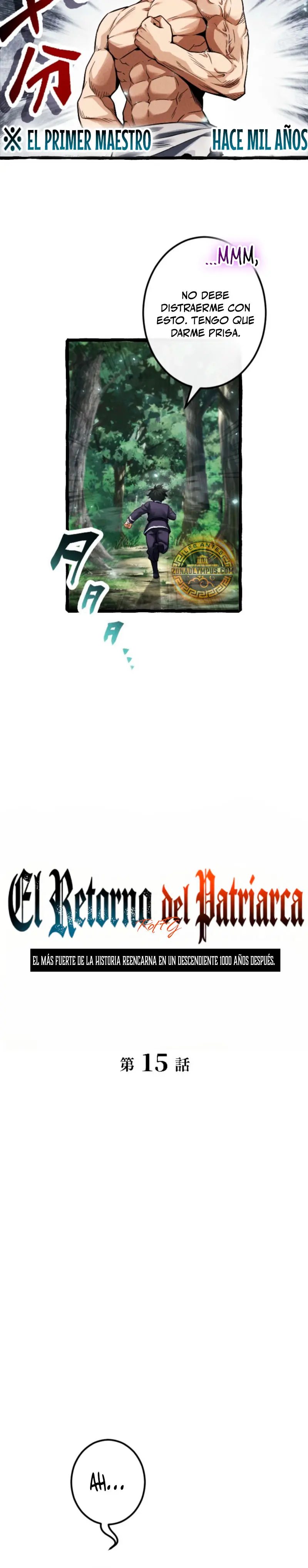 El Retorno del Patriarca Mil Años Después Capitulo 15 página 8