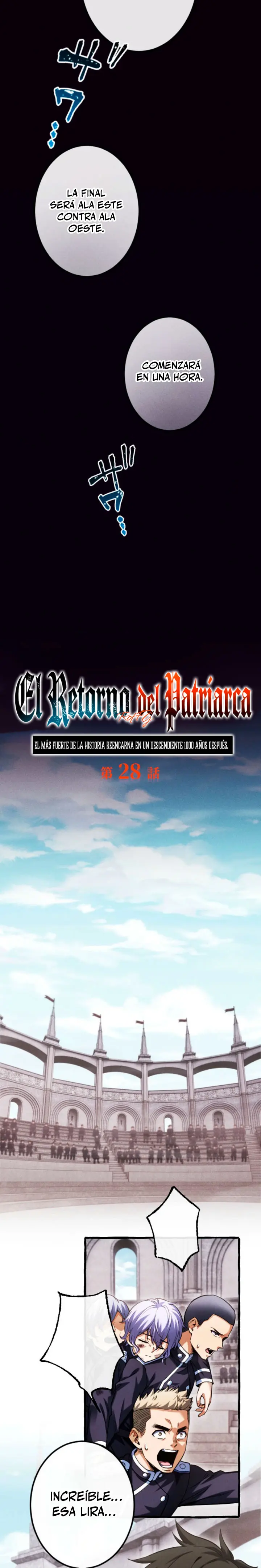 El Retorno del Patriarca Mil Años Después Capitulo 28 página 3