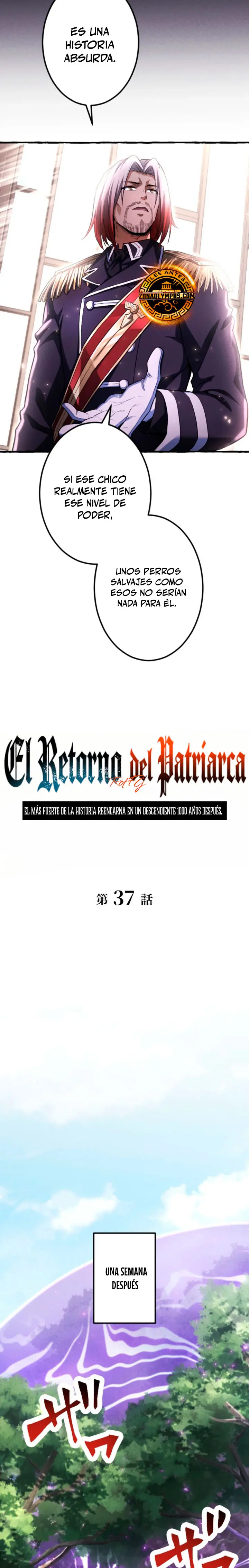El Retorno del Patriarca Mil Años Después Capitulo 37 página 3