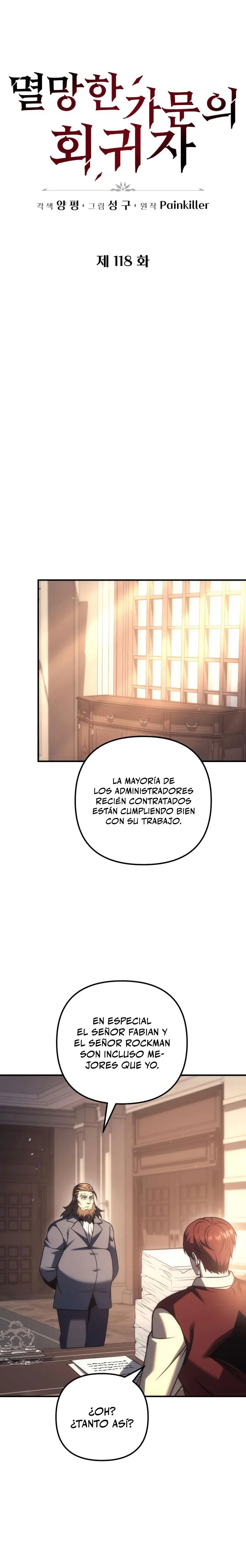 Regresor de la familia caída Capitulo 118 página 22