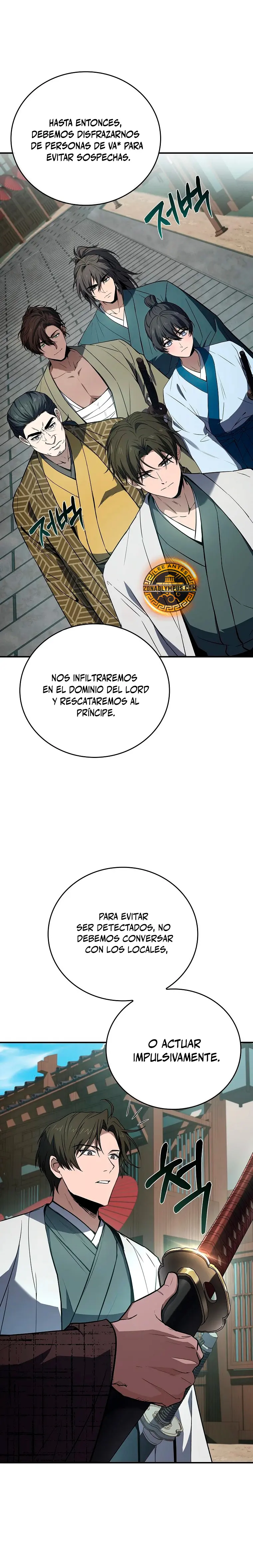 El Guerrero Escolta Reencarnado Capitulo 105 página 9