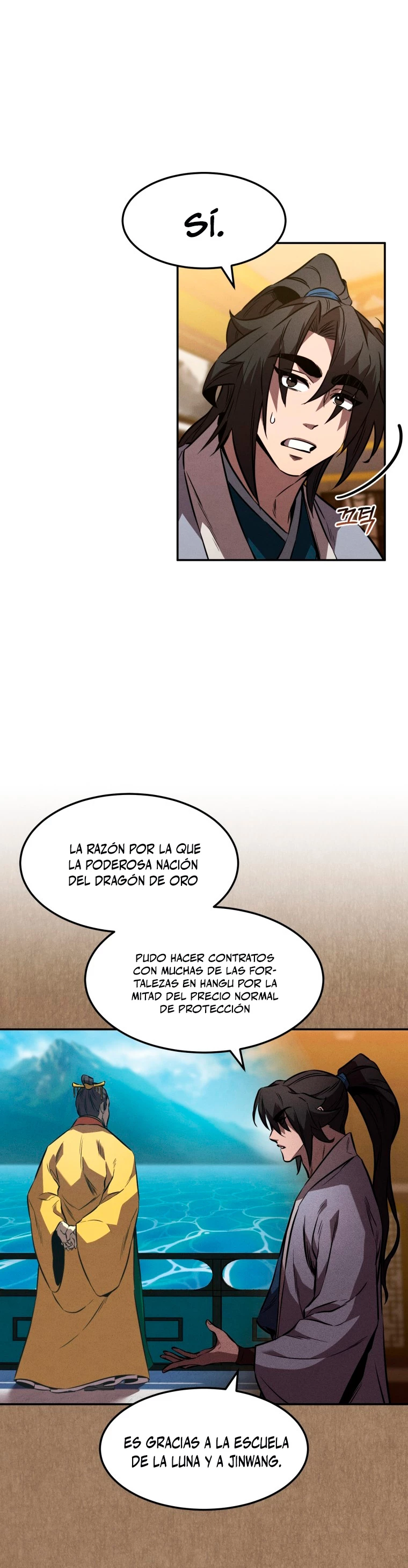 El Guerrero Escolta Reencarnado Capitulo 40 página 9