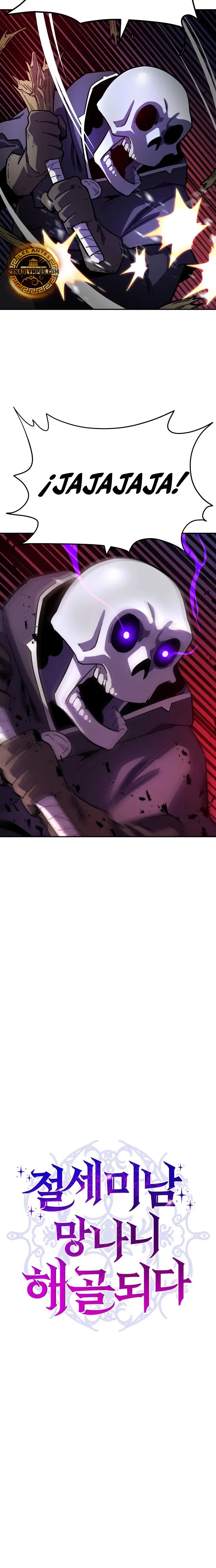 El hombre más guapo se convirtió en esqueleto Capitulo 10 página 4