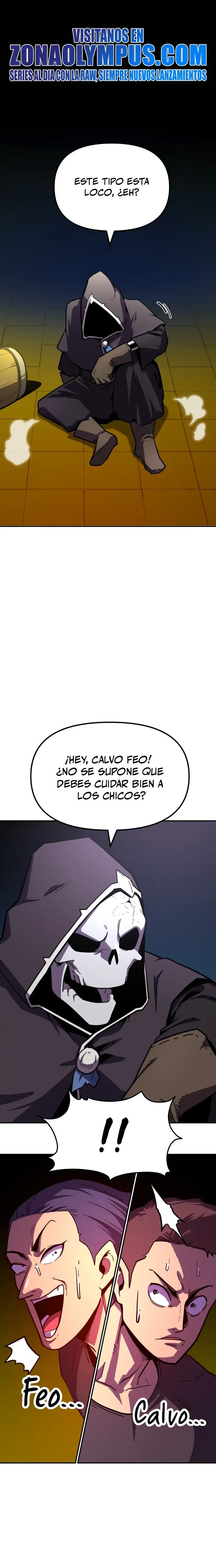 El hombre más guapo se convirtió en esqueleto Capitulo 11 página 3