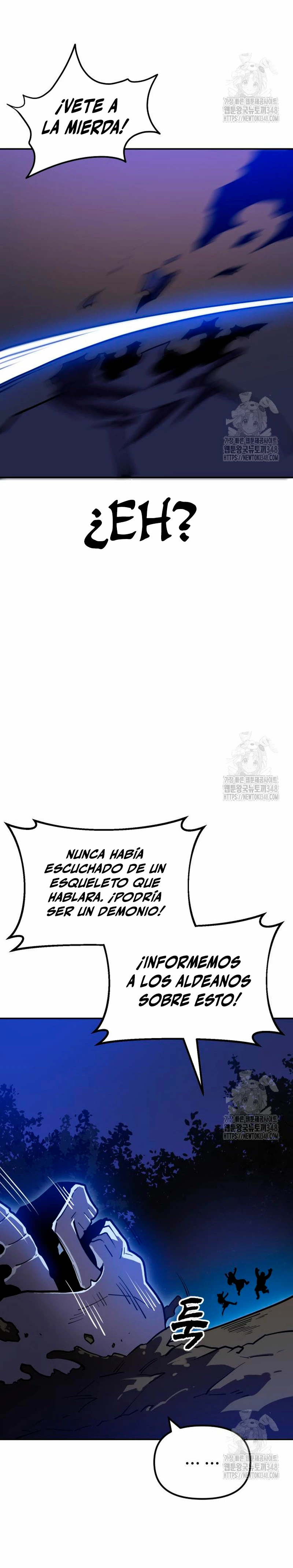 El hombre más guapo se convirtió en esqueleto Capitulo 2 página 38