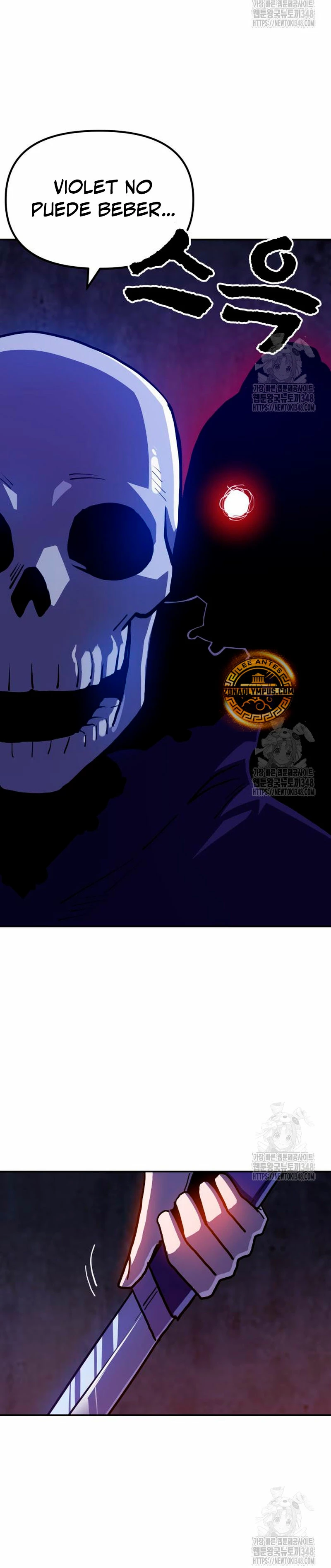 El hombre más guapo se convirtió en esqueleto Capitulo 2 página 44