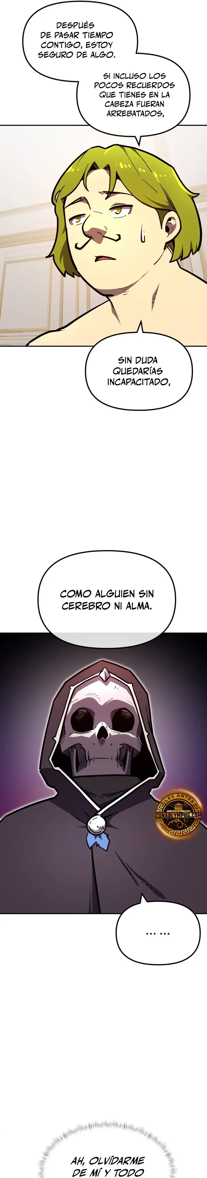 El hombre más guapo se convirtió en esqueleto Capitulo 22 página 18