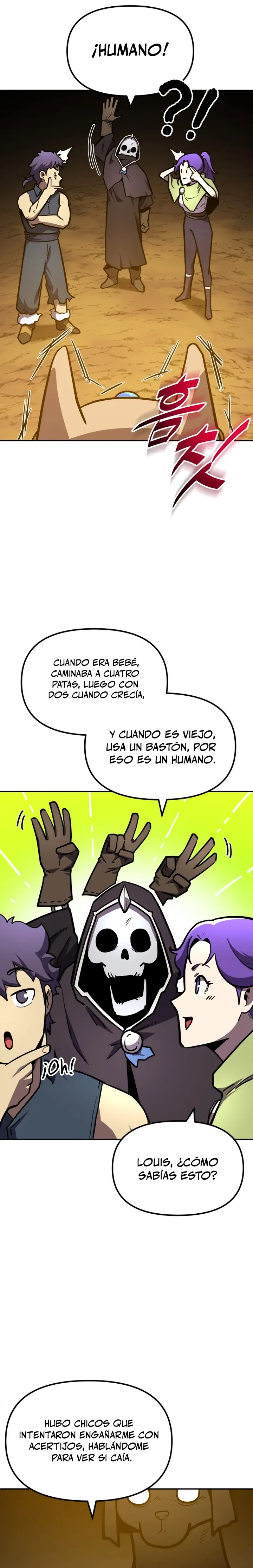 El hombre más guapo se convirtió en esqueleto Capitulo 23 página 36
