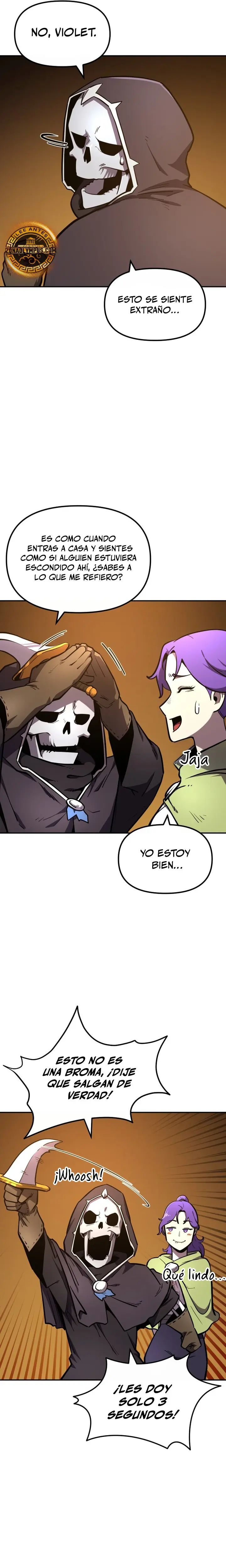 El hombre más guapo se convirtió en esqueleto Capitulo 23 página 4
