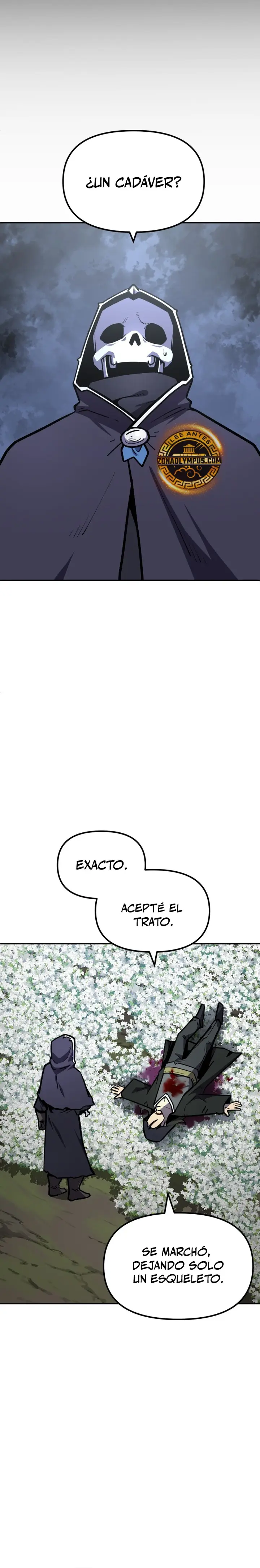 El hombre más guapo se convirtió en esqueleto Capitulo 28 página 14