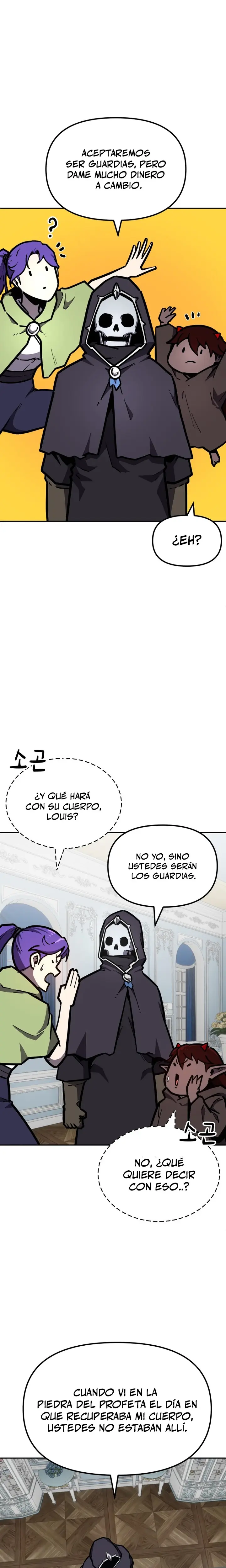 El hombre más guapo se convirtió en esqueleto Capitulo 35 página 11