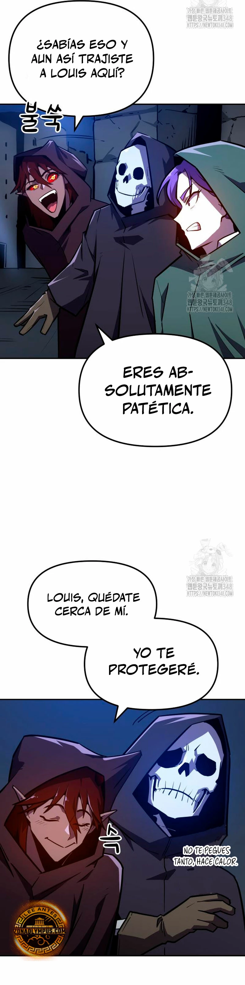 El hombre más guapo se convirtió en esqueleto Capitulo 4 página 38