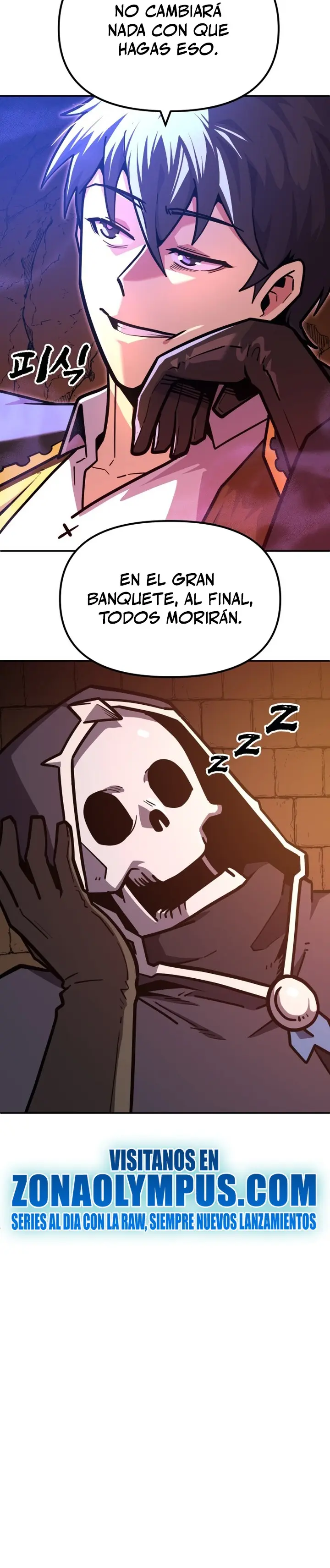 El hombre más guapo se convirtió en esqueleto Capitulo 42 página 35