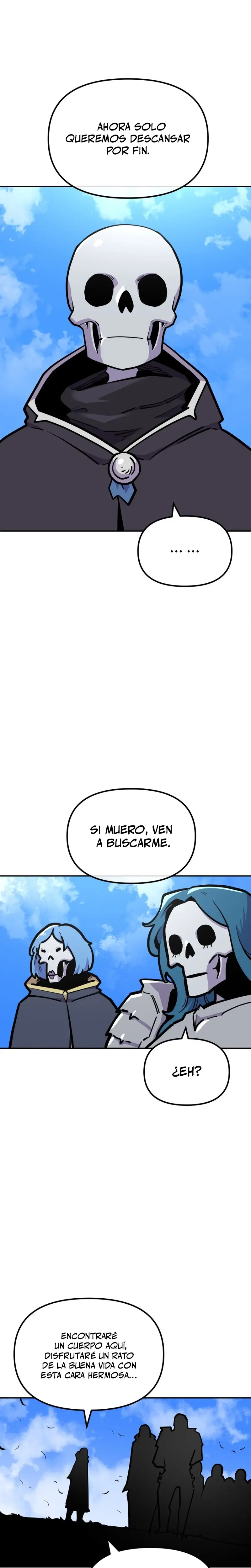 El hombre más guapo se convirtió en esqueleto Capitulo 47 página 14