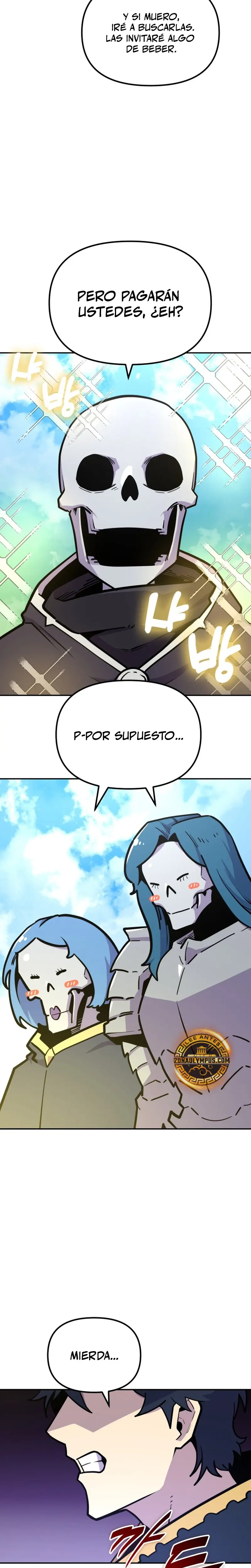 El hombre más guapo se convirtió en esqueleto Capitulo 47 página 15