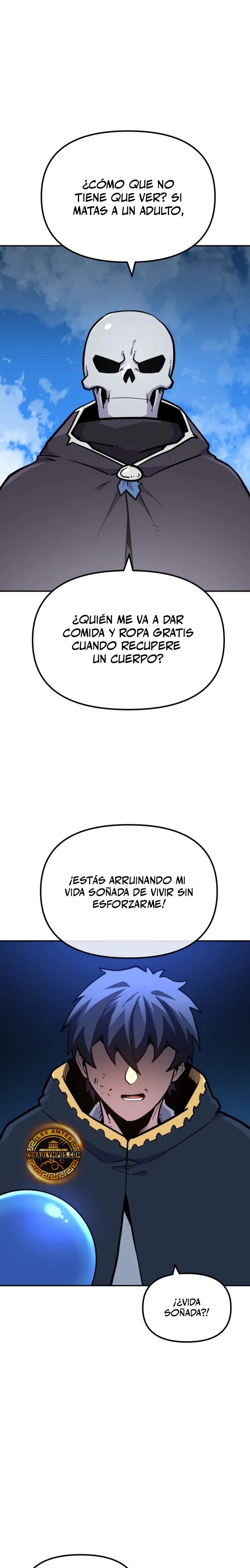 El hombre más guapo se convirtió en esqueleto Capitulo 47 página 18