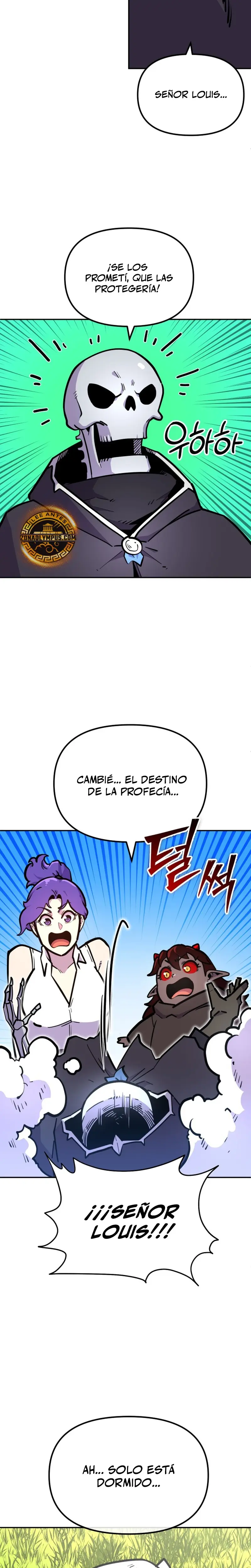 El hombre más guapo se convirtió en esqueleto Capitulo 47 página 33