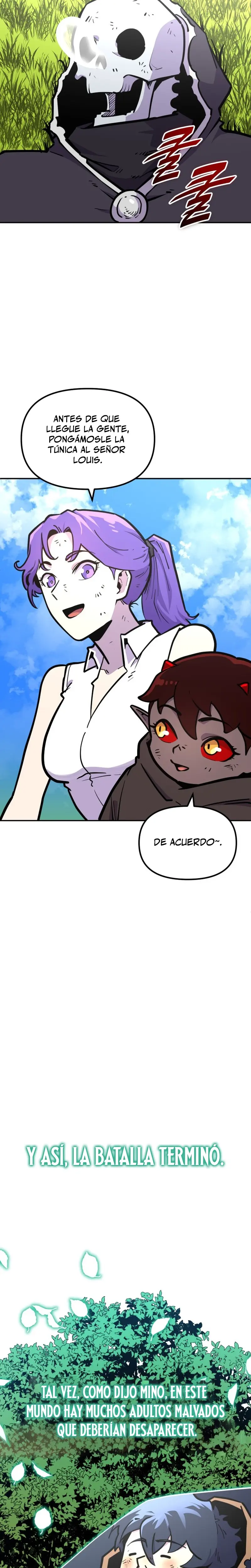El hombre más guapo se convirtió en esqueleto Capitulo 47 página 34