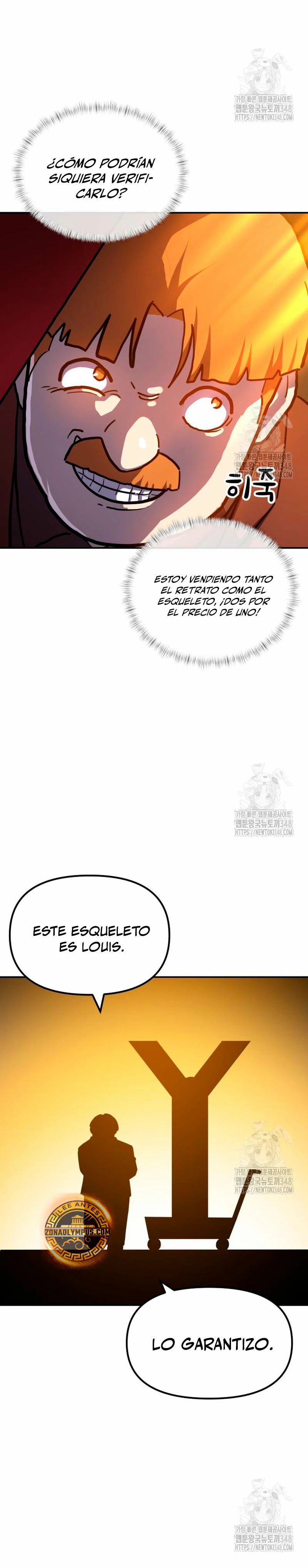 El hombre más guapo se convirtió en esqueleto Capitulo 5 página 28