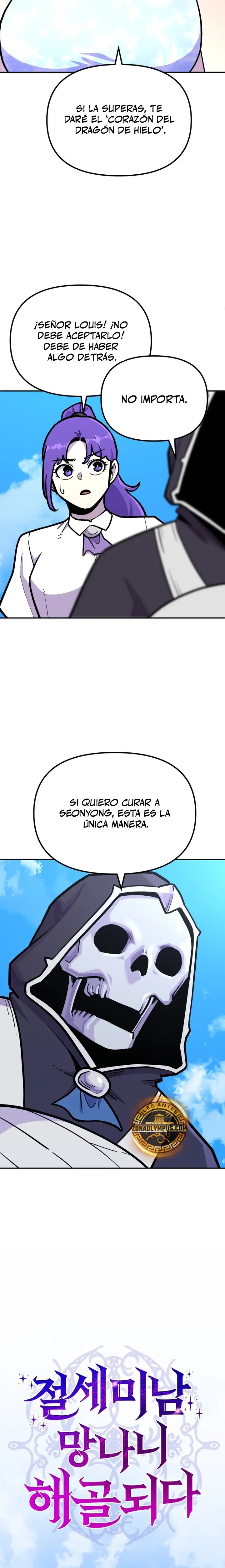 El hombre más guapo se convirtió en esqueleto Capitulo 53 página 13