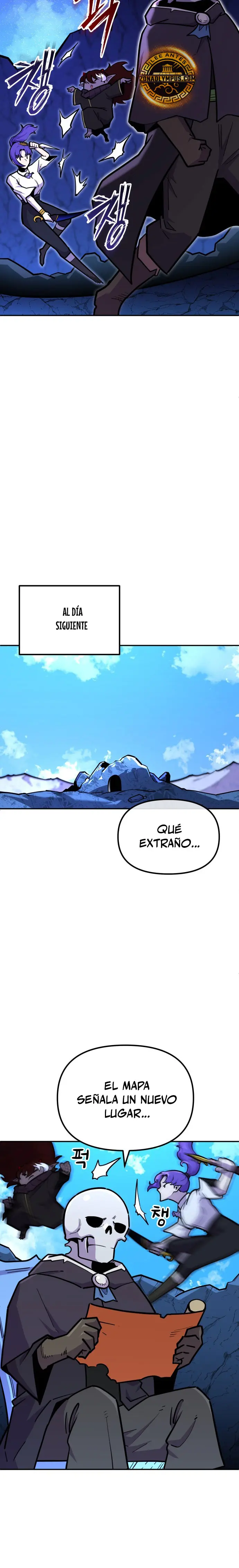 El hombre más guapo se convirtió en esqueleto Capitulo 55 página 14