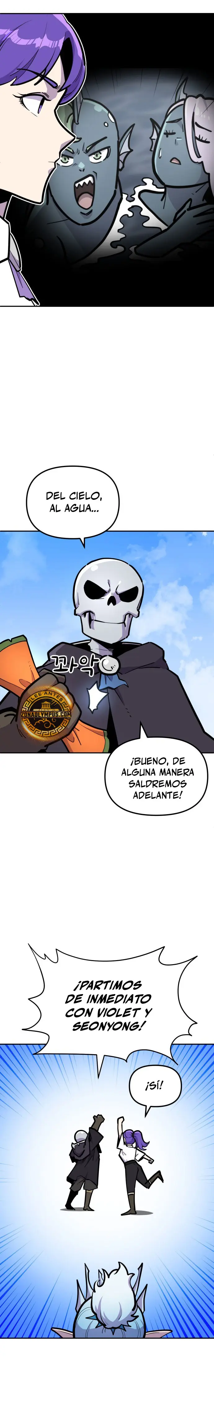 El hombre más guapo se convirtió en esqueleto Capitulo 55 página 28