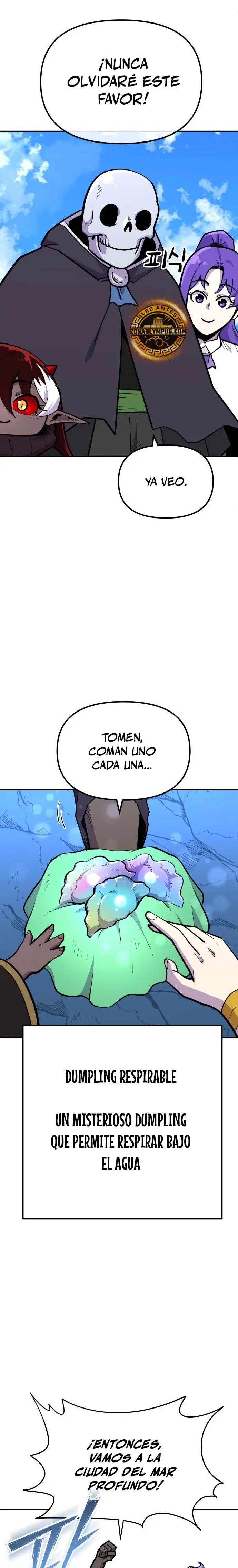 El hombre más guapo se convirtió en esqueleto Capitulo 55 página 33