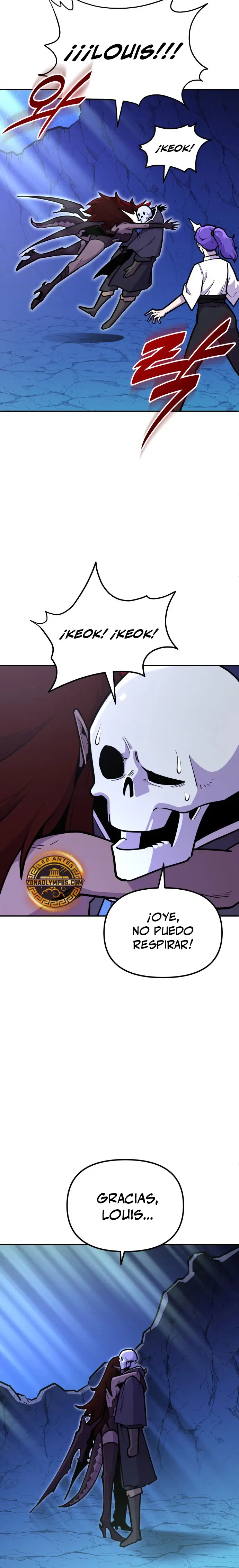 El hombre más guapo se convirtió en esqueleto Capitulo 55 página 8