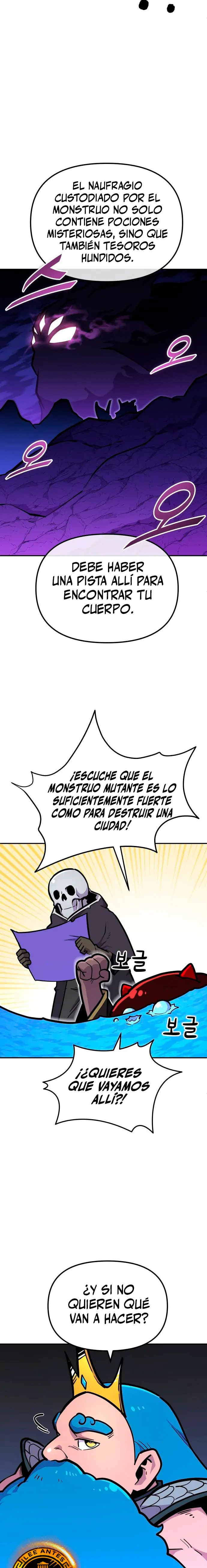 El hombre más guapo se convirtió en esqueleto Capitulo 58 página 4