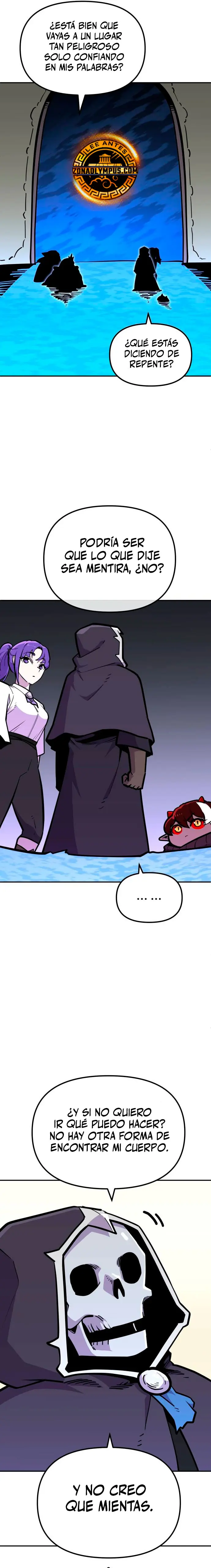 El hombre más guapo se convirtió en esqueleto Capitulo 58 página 7