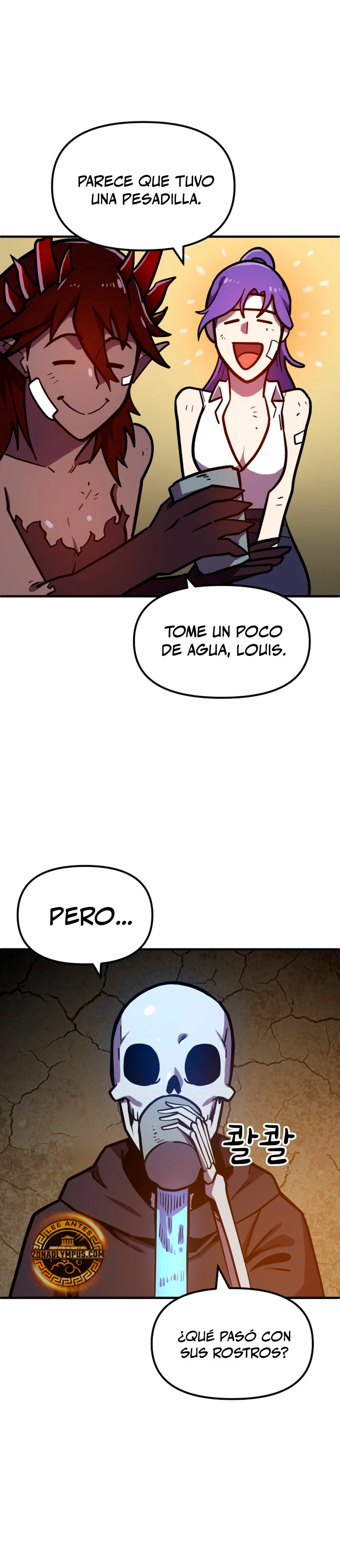 El hombre más guapo se convirtió en esqueleto Capitulo 6 página 34