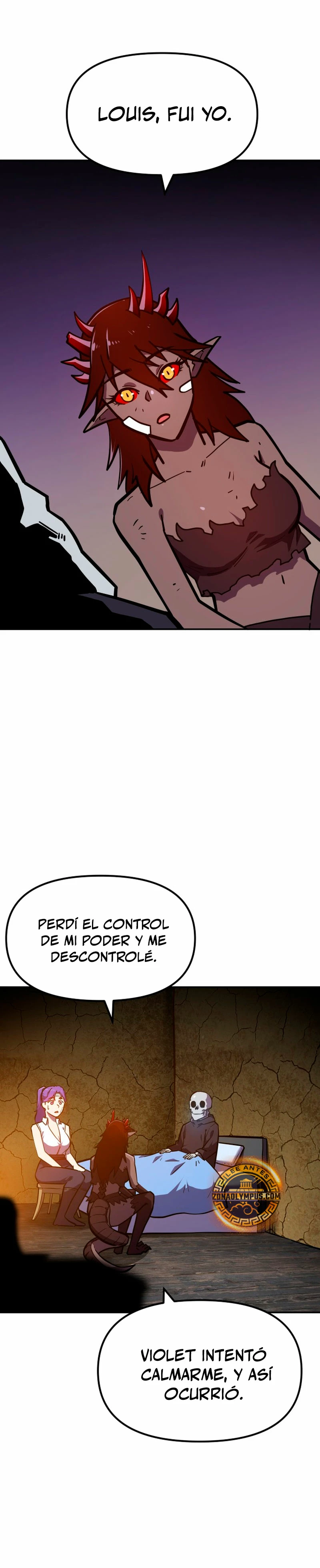 El hombre más guapo se convirtió en esqueleto Capitulo 6 página 36