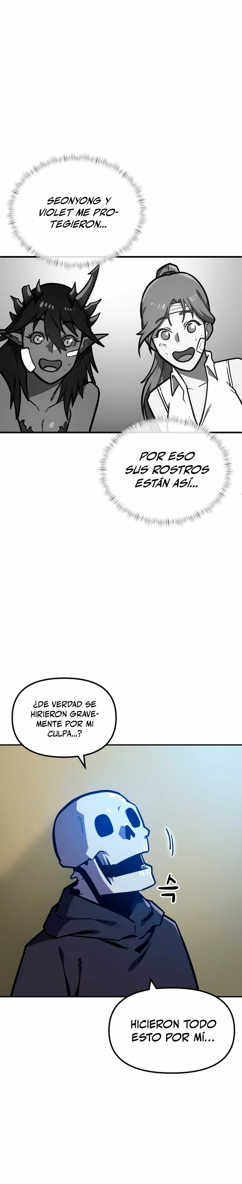 El hombre más guapo se convirtió en esqueleto Capitulo 6 página 43