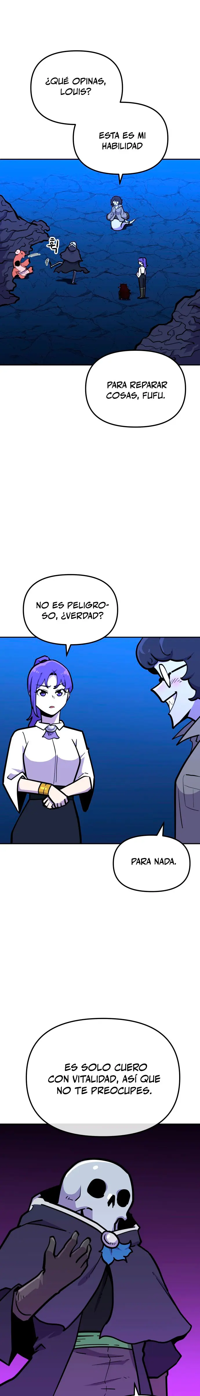El hombre más guapo se convirtió en esqueleto Capitulo 62 página 9