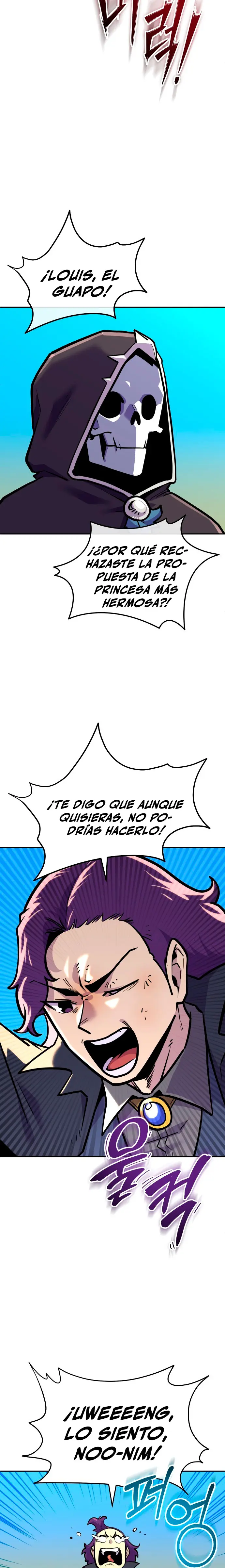 El hombre más guapo se convirtió en esqueleto Capitulo 66 página 4