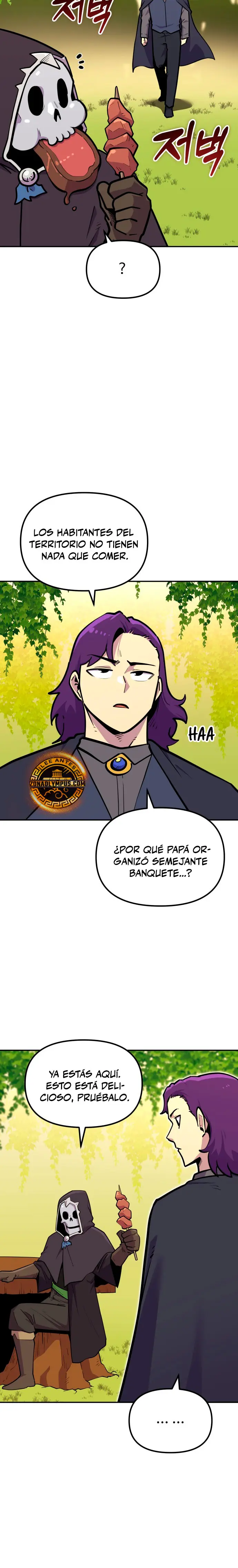 El hombre más guapo se convirtió en esqueleto Capitulo 69 página 3