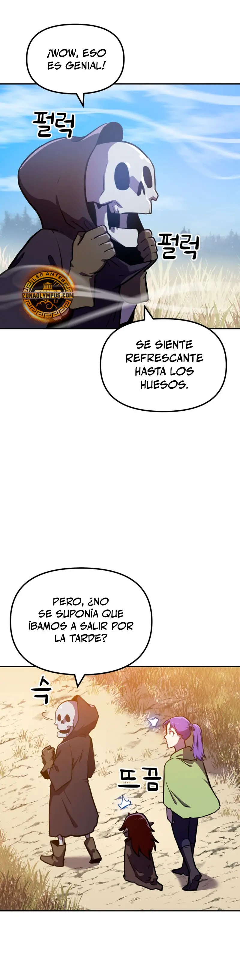 El hombre más guapo se convirtió en esqueleto Capitulo 7 página 24